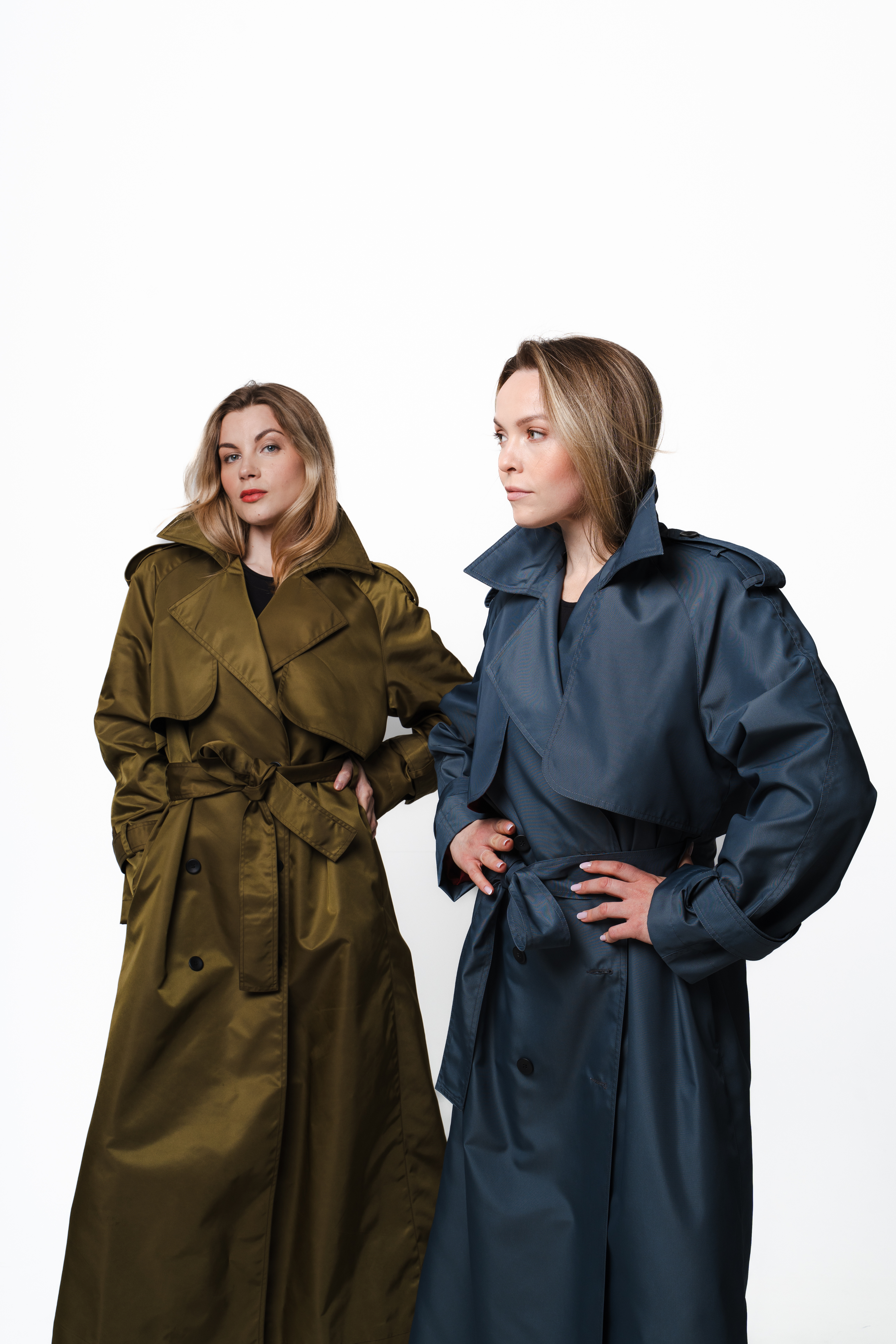 Olive Charm Trench Coat-5