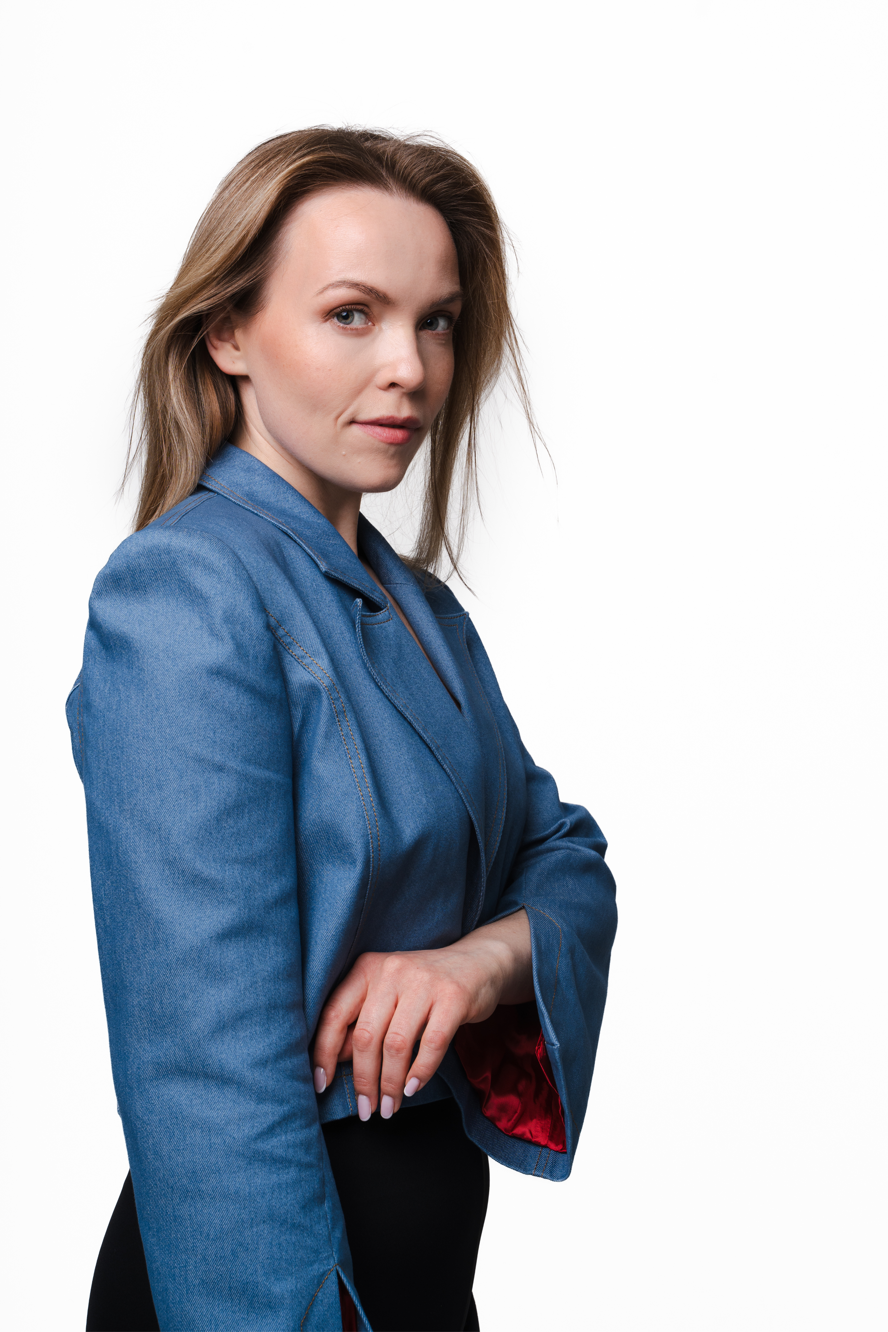 Charmele Denim Blazer-2