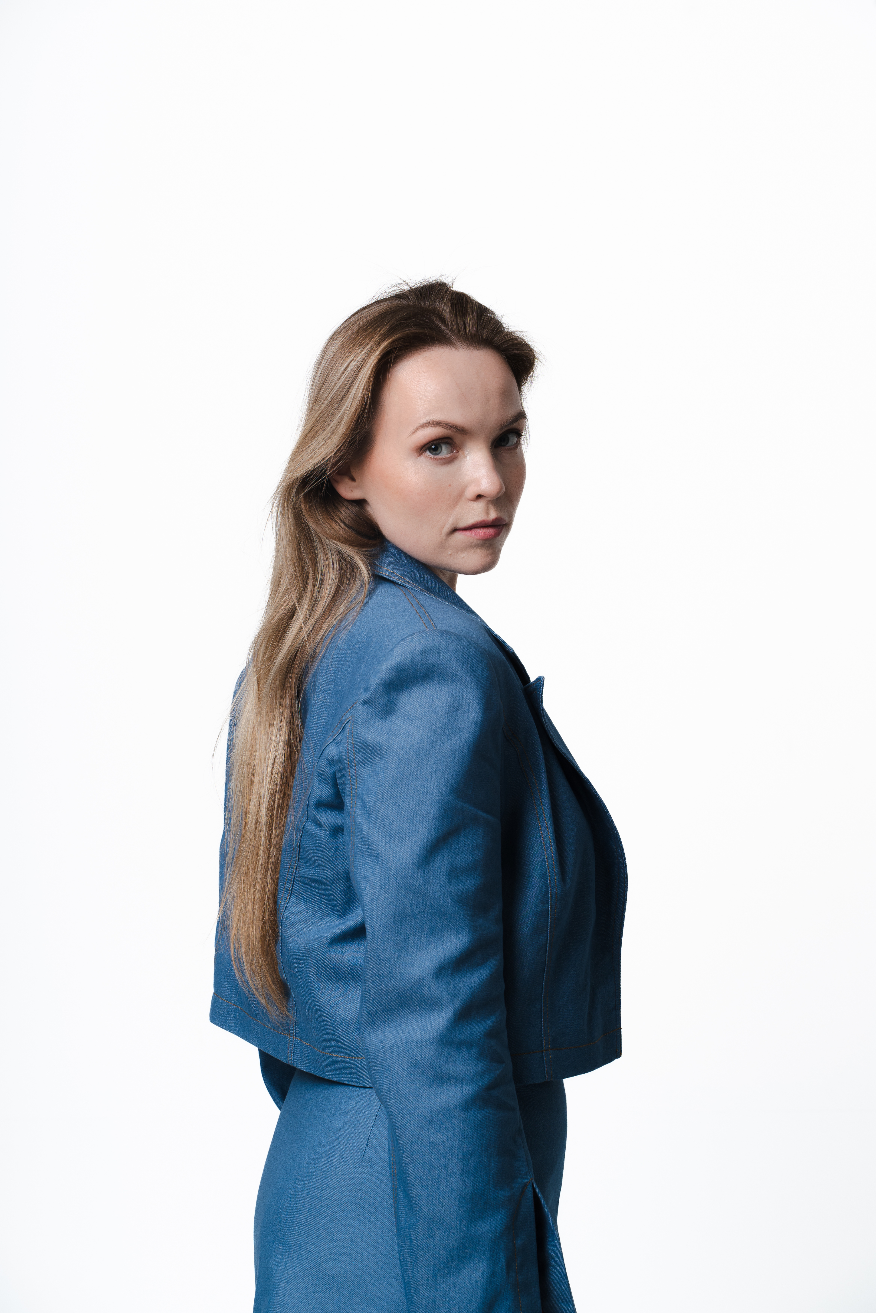 Charmele Denim Blazer-6